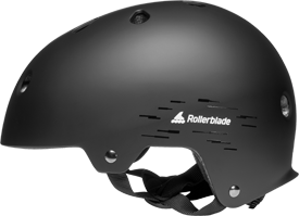 Rollerblade Downtown Helmet schwarz linke Seitenansicht